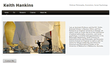 Tablet Screenshot of keithhankins.com